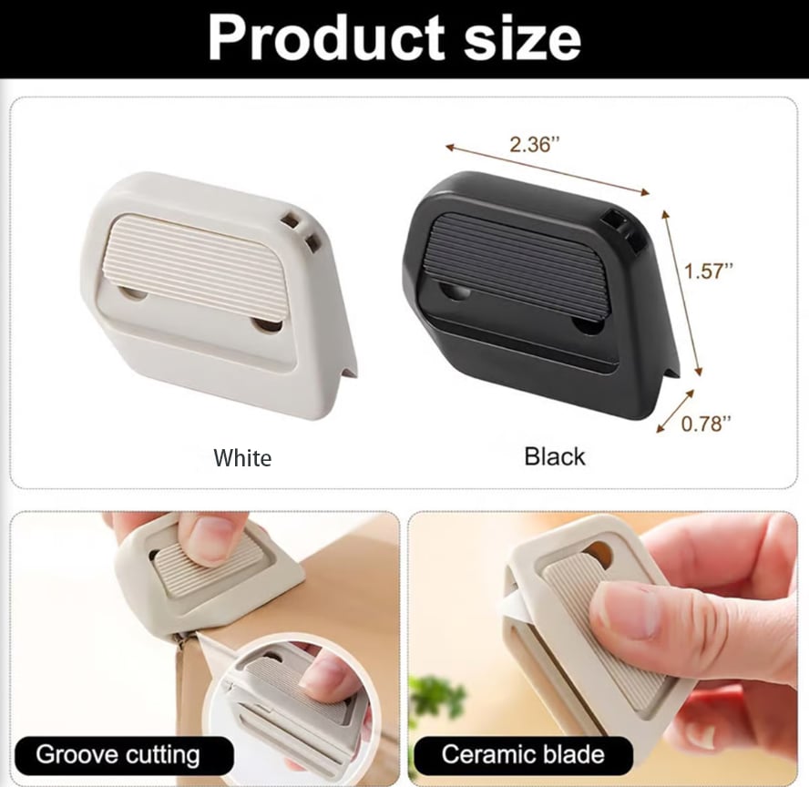 🏆Flash Sale⚡ 50K+ SOLD! Almost Gone-💥Magnetic Retractable Box Cutter - Safety Lock Utility Knife with Built-in Magnet for Easy Storage & Quick Access